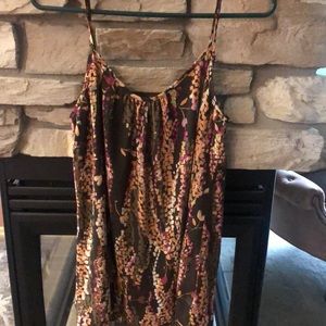 CAbi - Women’s Brown Floral Cami